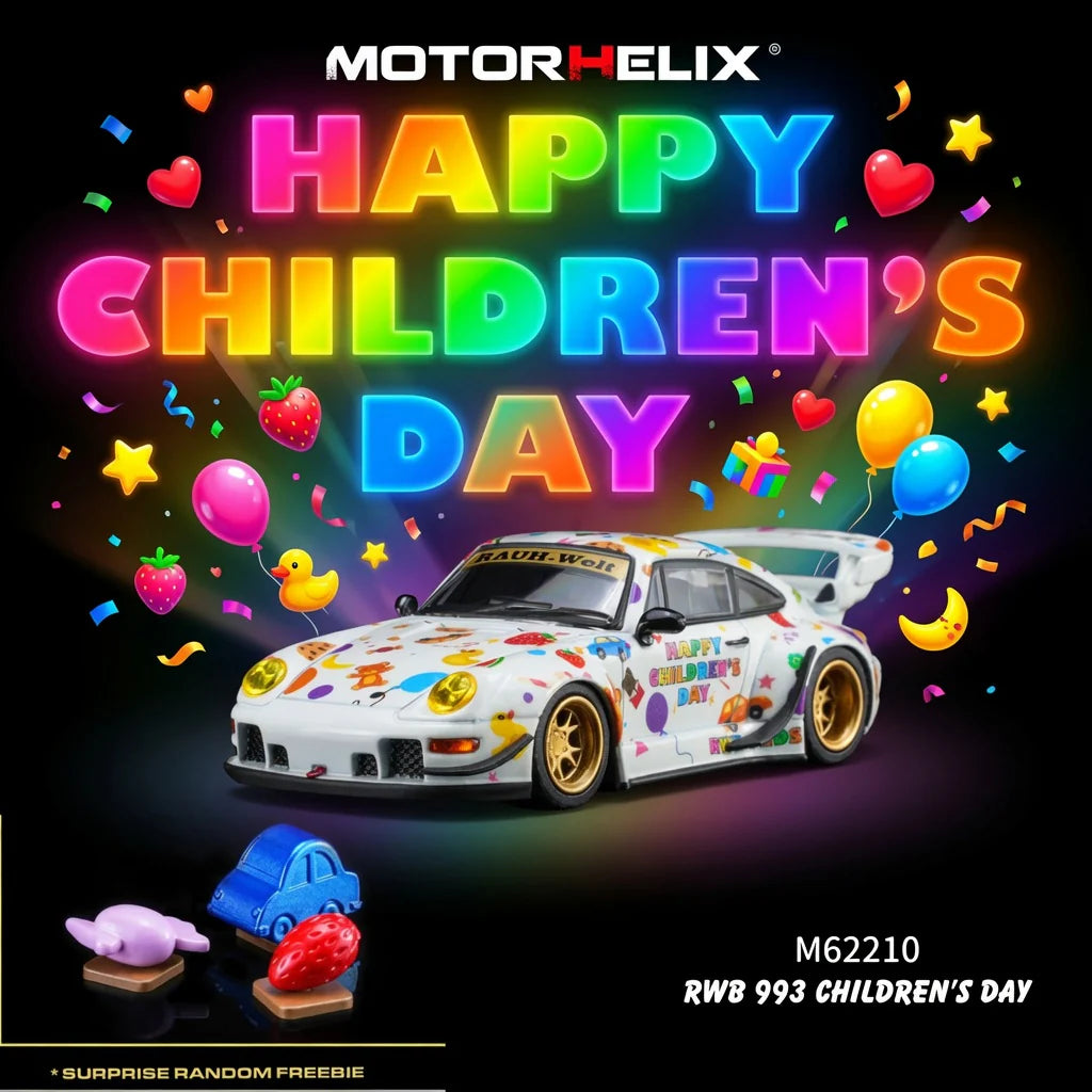 RWB 993 Children’s Day Limited Edition Motorhelix 1:64 M62210