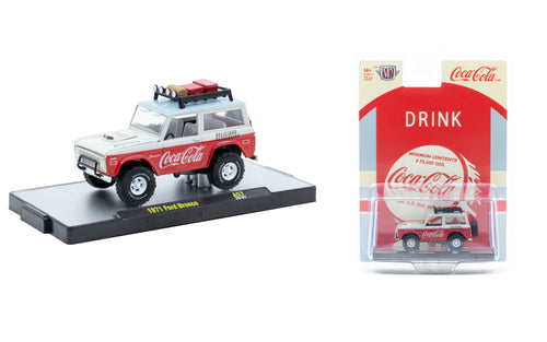 1971 Ford Bronco – Coca-Cola theme (52500-A57-C) (M2 Machines Coca-Cola Release A60)