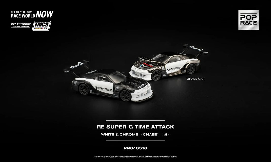 POP RACE × TMCS Malaysia 2026 RE Super G Time Attack Special Edition 1:64 – PR640516