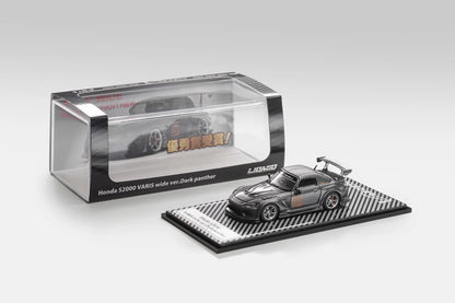 LIOMIO 1:64 Honda S2000 Varis Wide Version Darkpanther LI64-HSVW-001