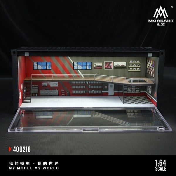 MoreArt 1/64 -Container series Lighting version scene simulation model - MO400218