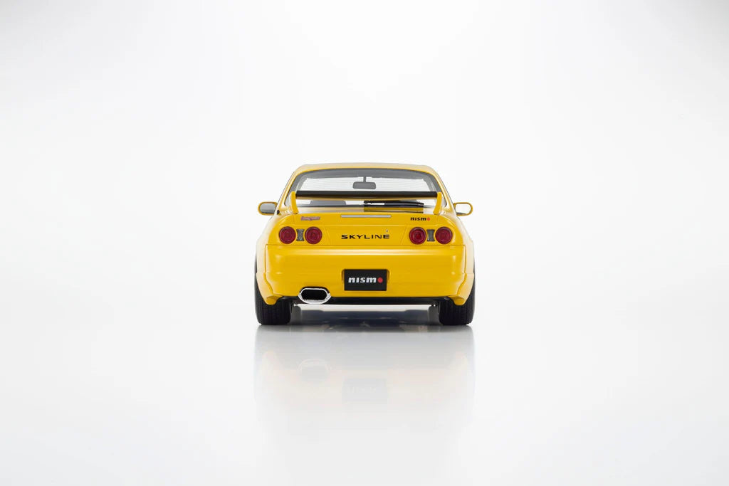 (PRE-ORDER 2026) Nissan Skyline R33 GT-R Autech Ver. NISMO Jaune – Kyosho Samurai 1:18 (KSR18071Y)