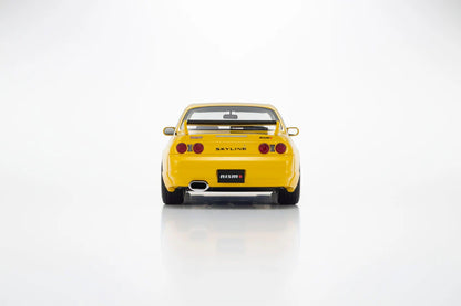 (PRE-ORDER 2026) Nissan Skyline R33 GT-R Autech Ver. NISMO Jaune – Kyosho Samurai 1:18 (KSR18071Y)