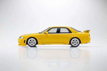 (PRE-ORDER 2026) Nissan Skyline R33 GT-R Autech Ver. NISMO Jaune – Kyosho Samurai 1:18 (KSR18071Y)