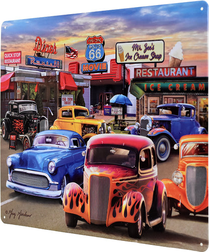 12"x15"-HOT ROD MEETUP