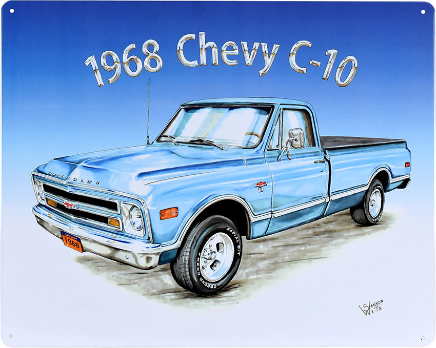 12"x15"-1968 Chevy C10