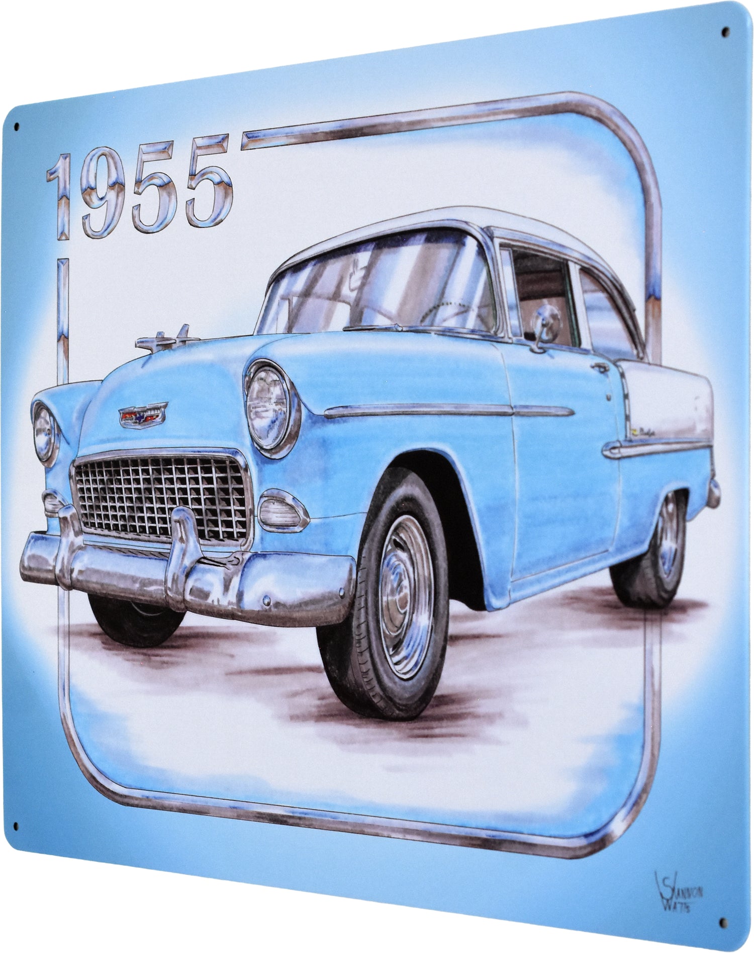 12"x15"-1955 BEL AIR