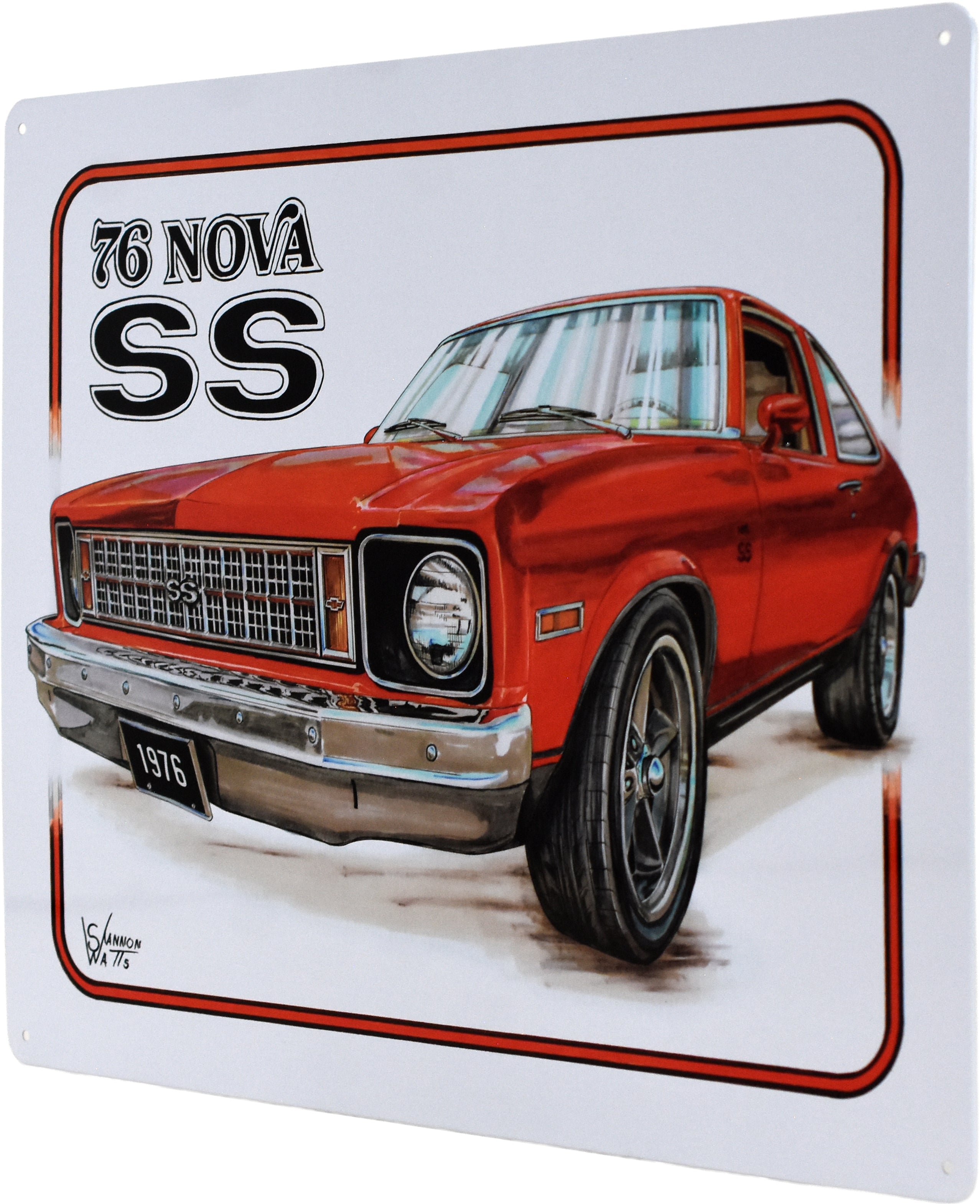 12"x15"-1976 CHEVY NOVA SS