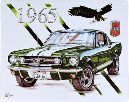 12&quot;x15&quot;-1965 MUSTANG FORD GT