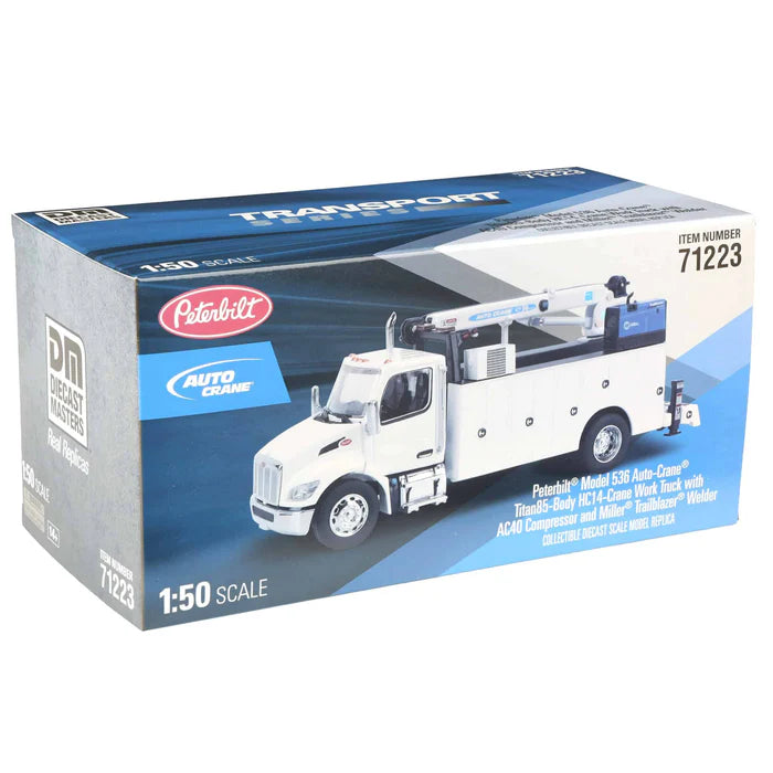 DIECAST MASTERS 1/50-Peterbilt Model 536 Auto-Crane Titan85-Body HC14 (DM71223)