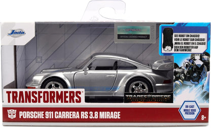 Jada 1:32 Transformers Porsche 911 Carrera RS 3.8 Mirage – Hollywood Rides – JD36210
