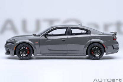 AutoArt 1:18- Dodge Charger Scat Pack Widebody (Destroyer Grey) AA71756