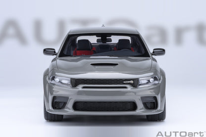 AutoArt 1:18- Dodge Charger Scat Pack Widebody (Destroyer Grey) AA71756