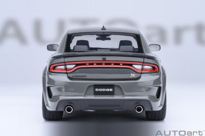 AutoArt 1:18- Dodge Charger Scat Pack Widebody (Destroyer Grey) AA71756