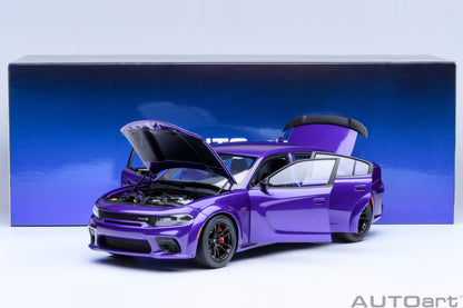 AutoArt 1:18- Dodge Charger Scat Pack Widebody (Plum Crazy) AA71757