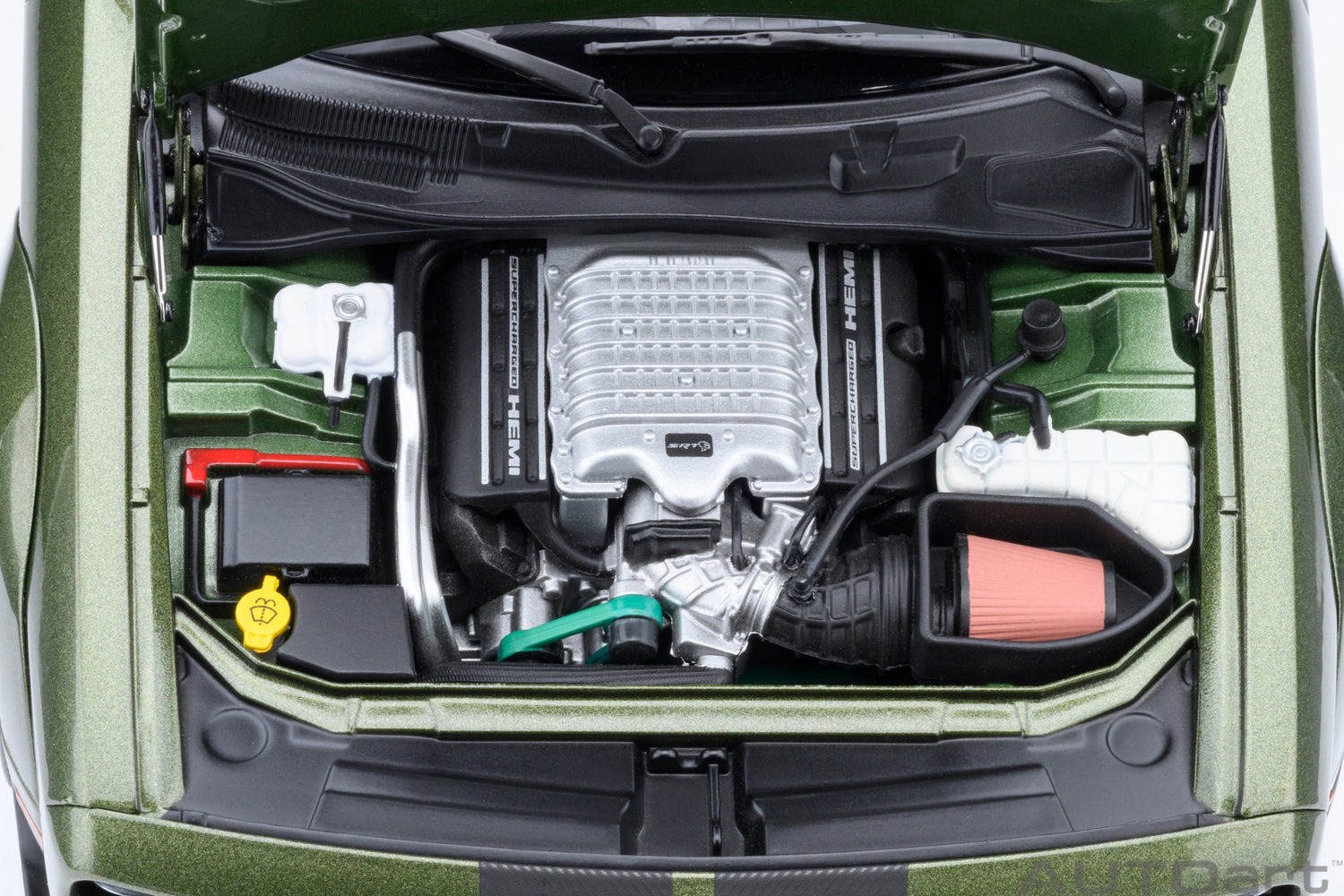 AutoArt 1:18- Dodge Challenger SRT Jailbreak 2022 (F8 Green) AA71761