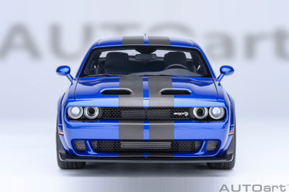 AutoArt 1:18- Dodge Challenger SRT Jailbreak 2022 (Indigo Blue) AA71763