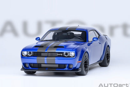 AutoArt 1:18- Dodge Challenger SRT Jailbreak 2022 (Indigo Blue) AA71763