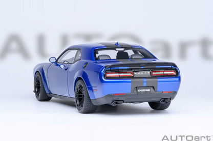 AutoArt 1:18- Dodge Challenger SRT Jailbreak 2022 (Indigo Blue) AA71763