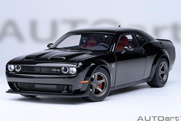 AutoArt 1:18-  DODGE CHALLENGER SRT SUPER STOCK 2023 (PITCH BLACK) AA71765