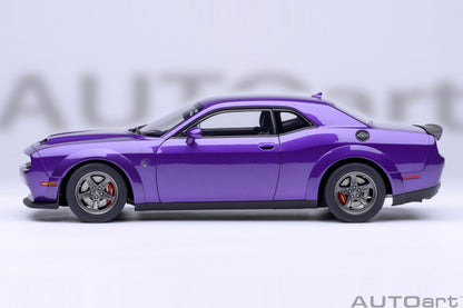 AutoArt 1:18-Dodge Challenger SRT Superstock 2023 (Plum Crazy) AA71768