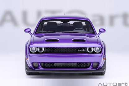 AutoArt 1:18-Dodge Challenger SRT Superstock 2023 (Plum Crazy) AA71768