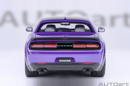 AutoArt 1:18-Dodge Challenger SRT Superstock 2023 (Plum Crazy) AA71768