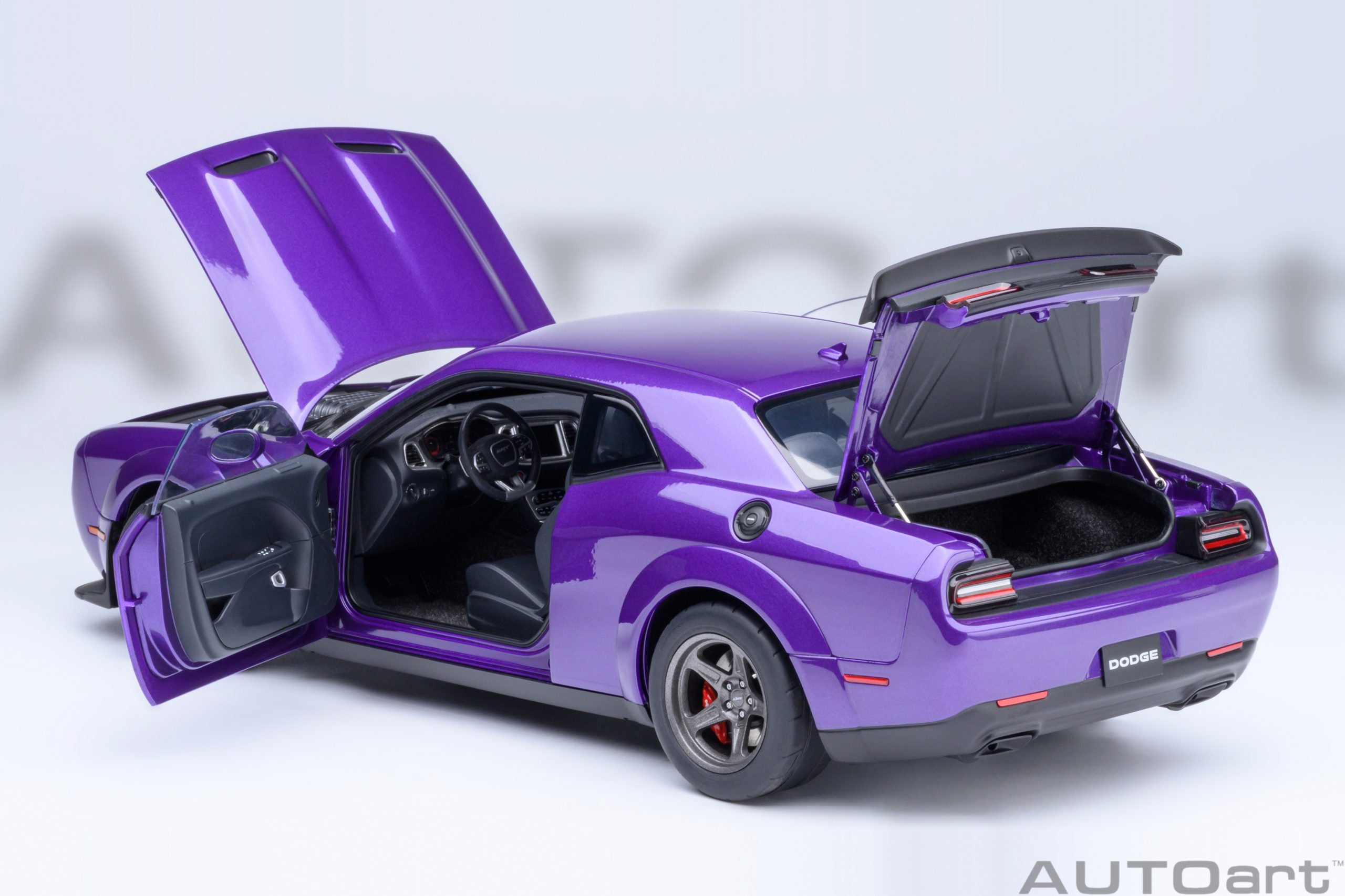 AutoArt 1:18-Dodge Challenger SRT Superstock 2023 (Plum Crazy) AA71768