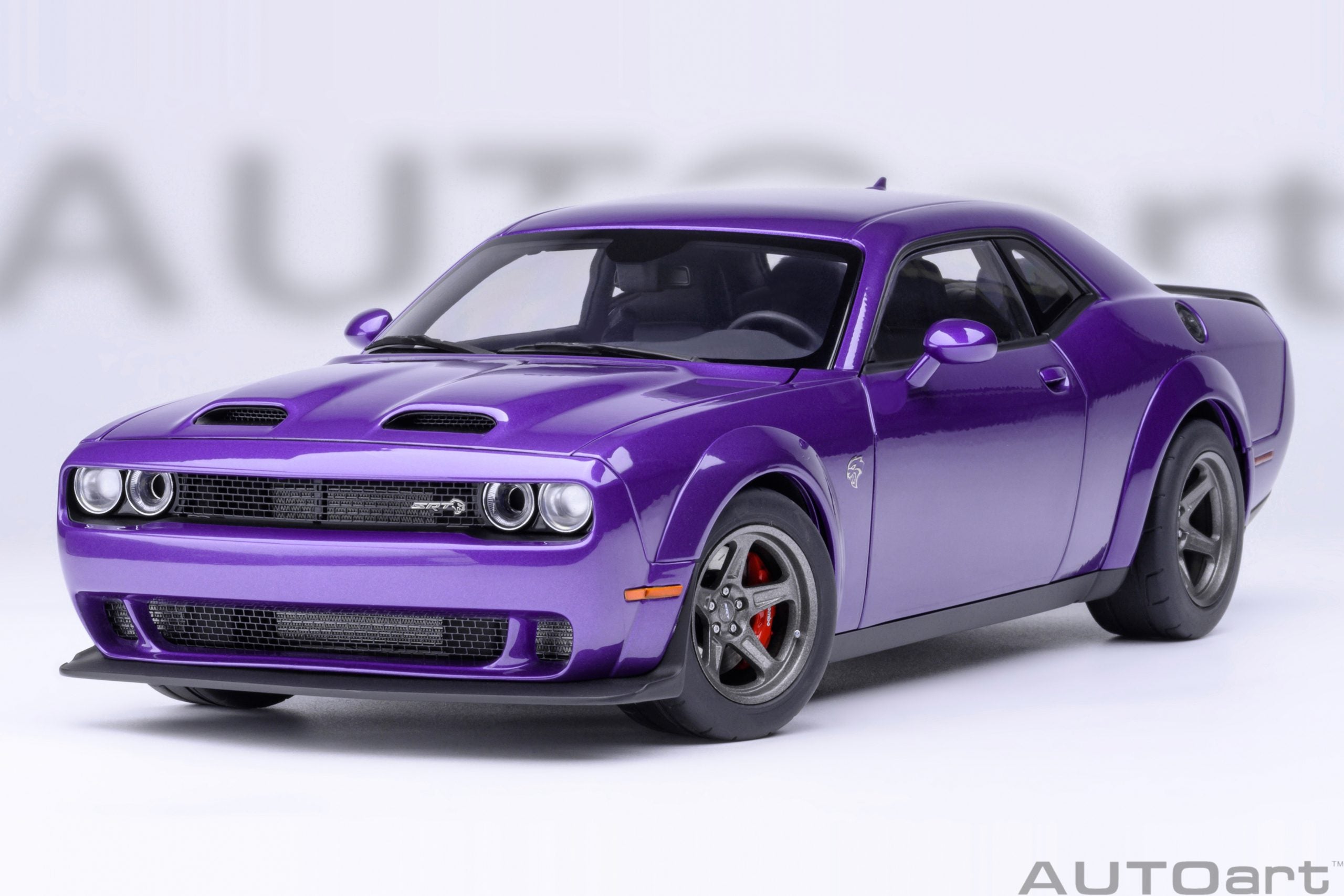 AutoArt 1:18-Dodge Challenger SRT Superstock 2023 (Plum Crazy) AA71768