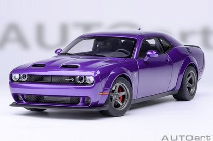 AutoArt 1:18-Dodge Challenger SRT Superstock 2023 (Plum Crazy) AA71768
