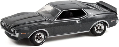 1971 AMC Javelin AMX Charcoal Gray Metallic with Black Nose Stripe