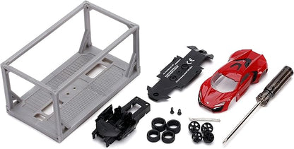 JADA 1:55 FAST &amp; FURIOUS BUILD N COLLECT LYKAN HPERSPORT