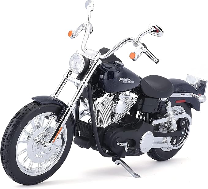 Maisto 1:12 2006 Harley-Davidson FXDBI Dyna Street Bob – Dark Blue – 32325-maisto