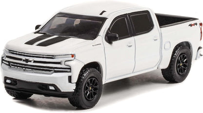 2020 Chevy Silverado RST Rally Edition Pickup Truck Summit White w/Black Stripes