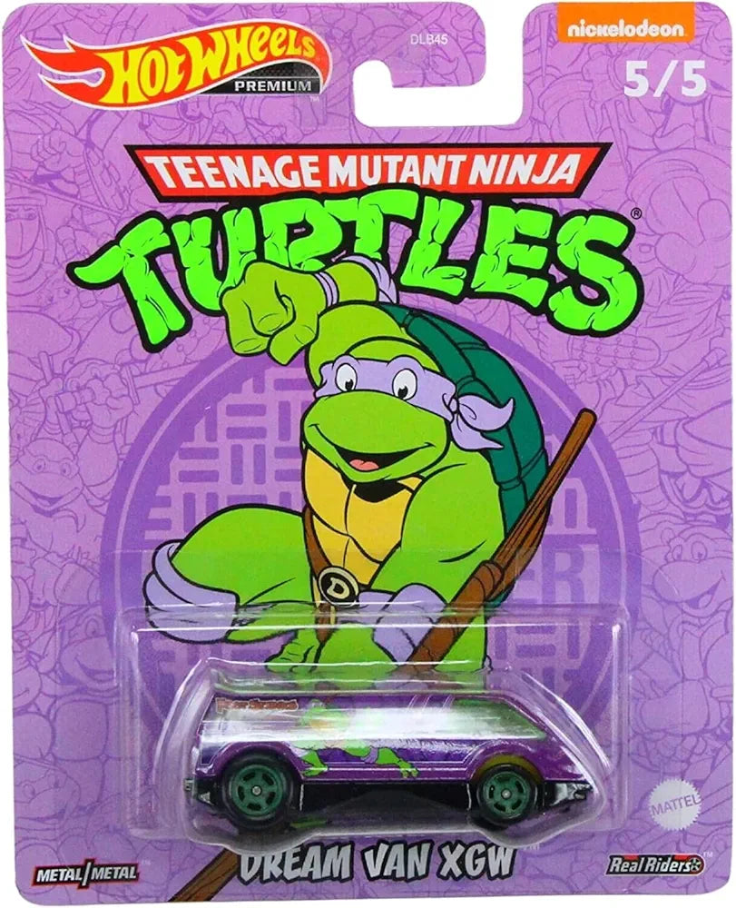 HOT WHEELS 2022, POP CULTURE, TMNT TEENAGE MUTANT NINJA TURTLES  5/5, Dream Van XGW Donatello Purple (HCN93)