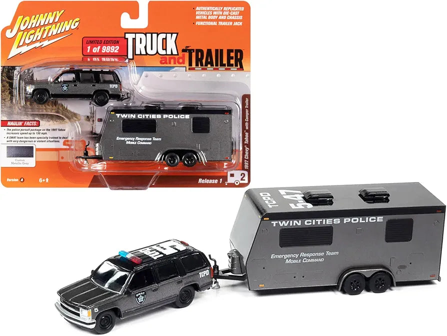 Police - 1997 Chevrolet Tahoe with Camper Trailer