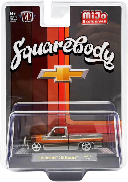 (PRE-ORDER 2025) 1978 Chevrolet C10 Silverado Squarebody Pickup Truck (Cool Grey)