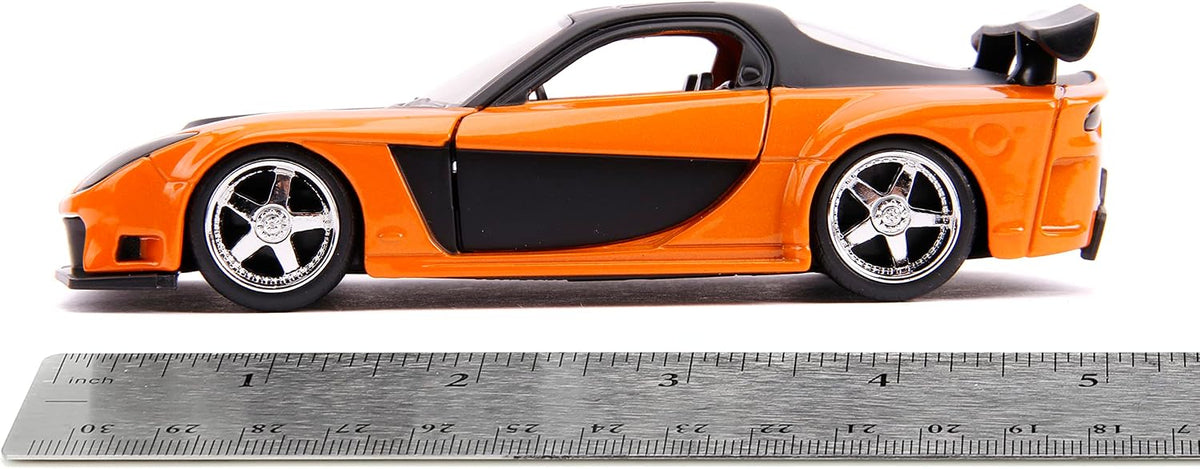 Jada 1:32 Han’s Mazda RX-7 &amp; Toyota GR Supra – Orange – Fast &amp; Furious Twin Pack – JD32910
