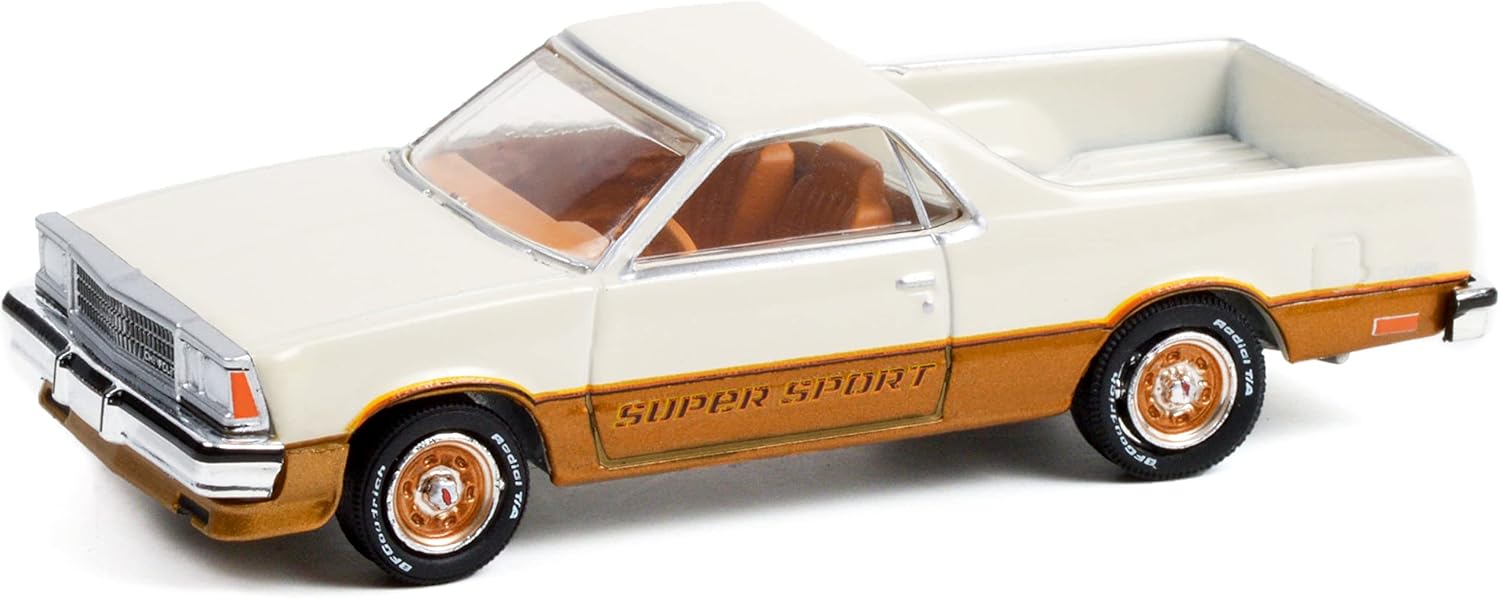 1980 Chevy El Camino SS Super Sport White and Gold