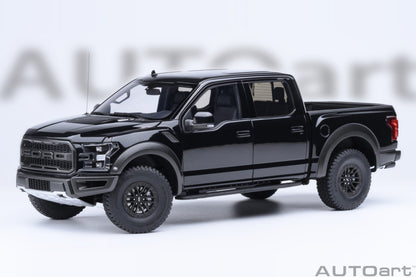 AutoArt 1:18-Ford F-150 Raptor Supercrew 2019 (Agate Black) AA72947