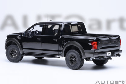 AutoArt 1:18-Ford F-150 Raptor Supercrew 2019 (Agate Black) AA72947