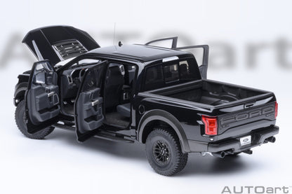 AutoArt 1:18-Ford F-150 Raptor Supercrew 2019 (Agate Black) AA72947