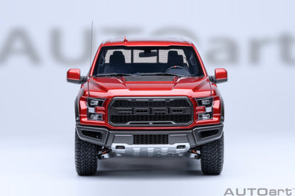 AutoArt 1:18-Ford F-150 Raptor Supercrew 2019 (Ruby Red) AA72948