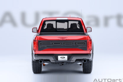 AutoArt 1:18-Ford F-150 Raptor Supercrew 2019 (Ruby Red) AA72948