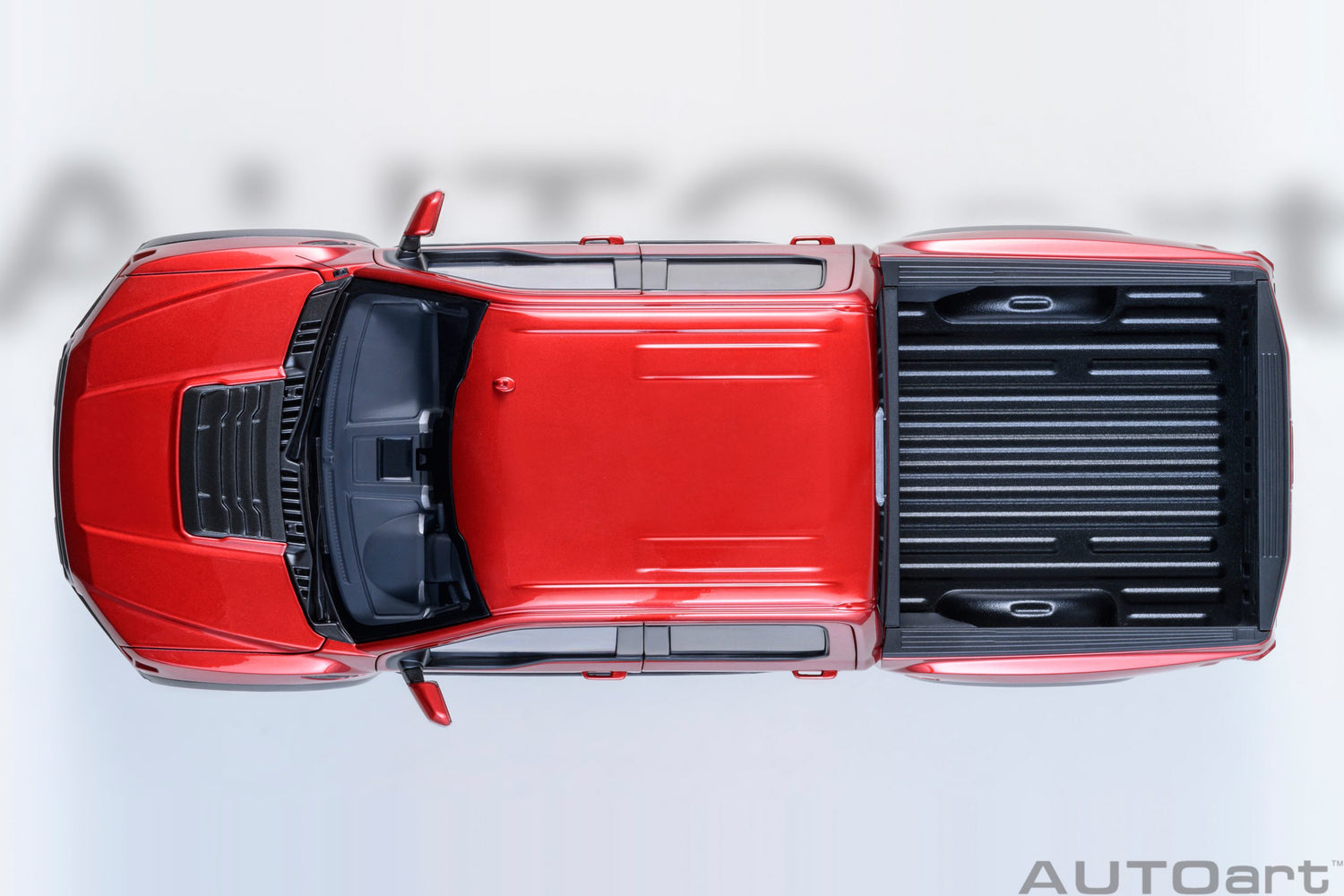 AutoArt 1:18-Ford F-150 Raptor Supercrew 2019 (Ruby Red) AA72948