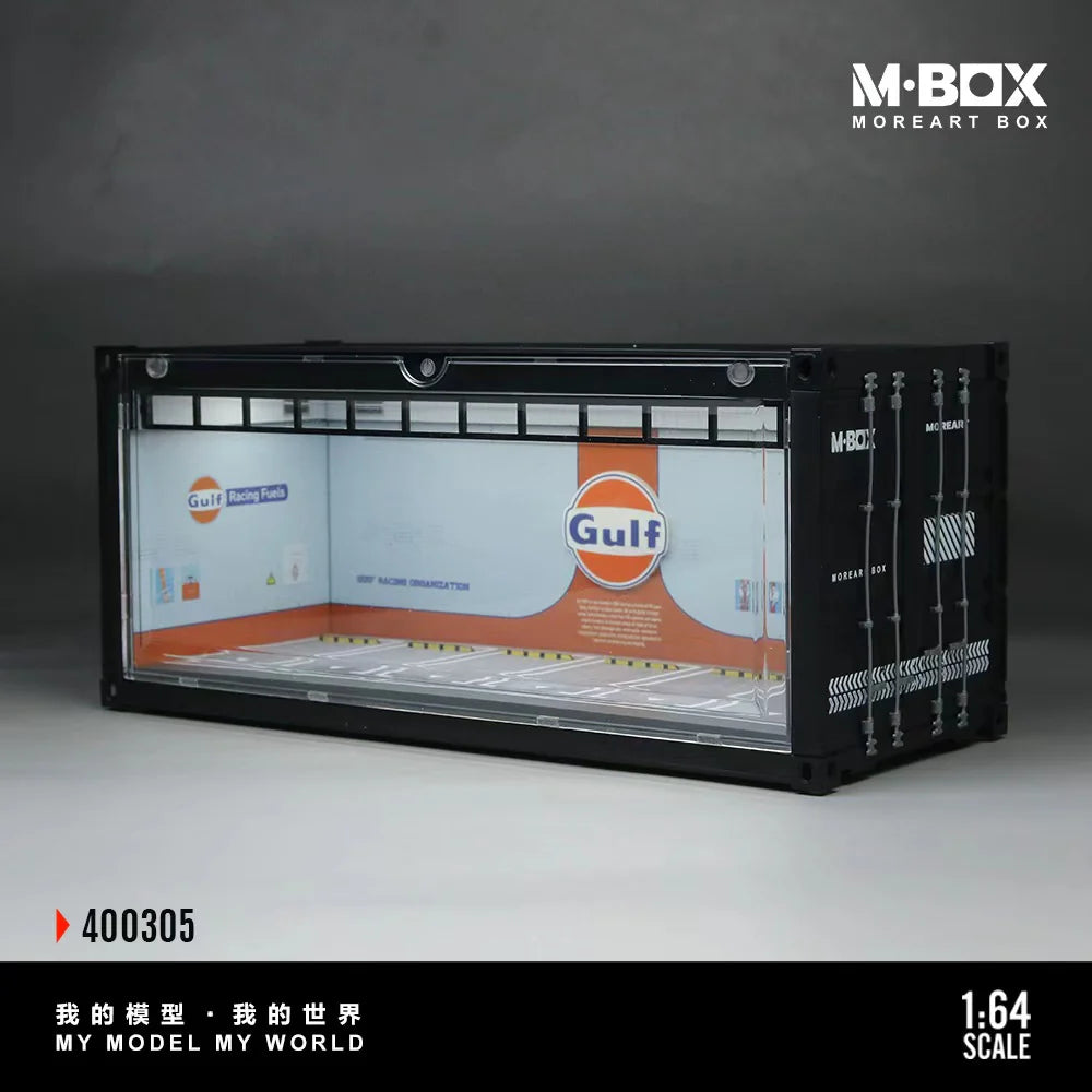 MBOX Scène de Rangement avec Conteneur Gulf 1:64 MB400305