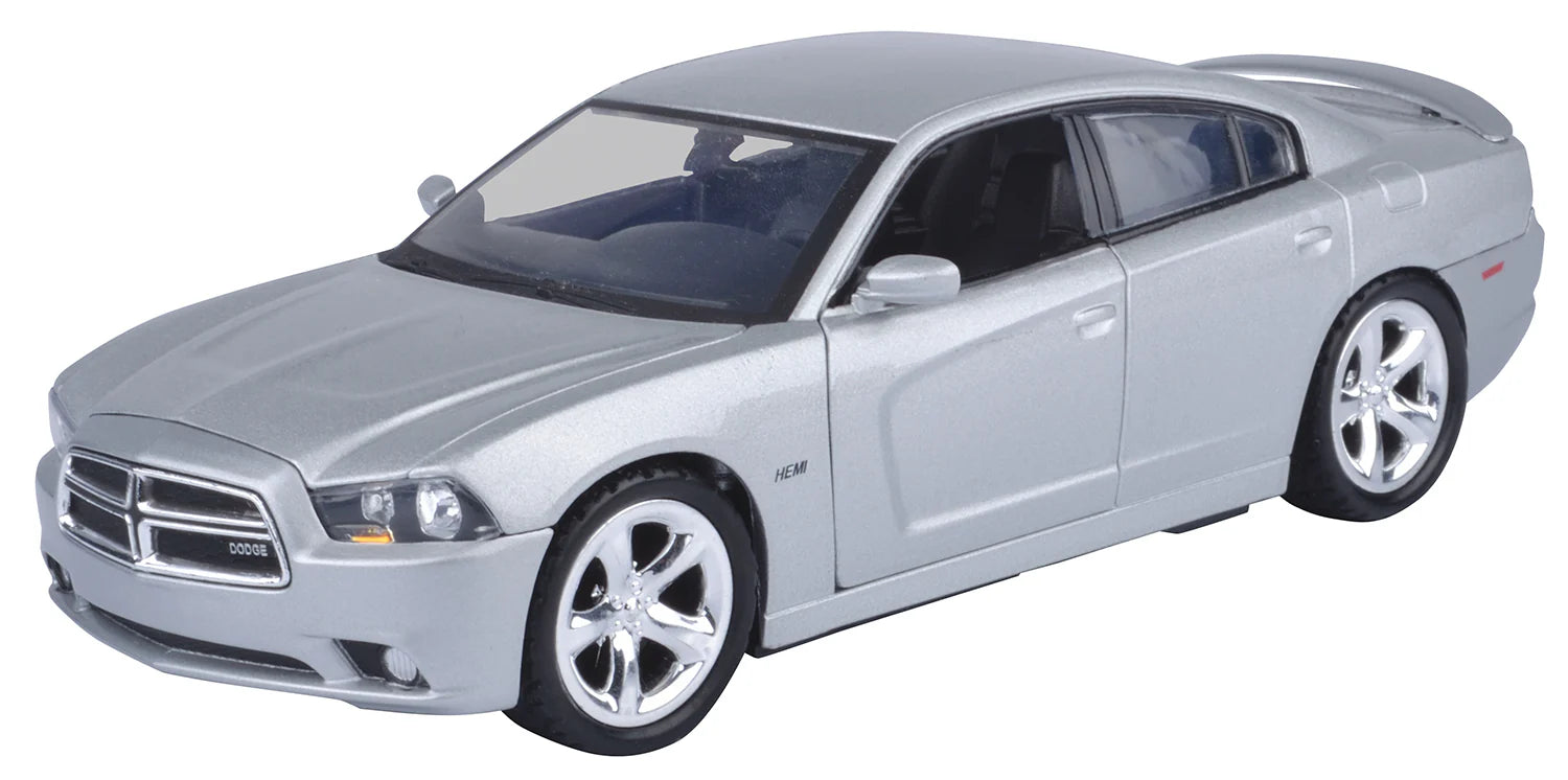 Dodge Charger R/T 2011 Argent – Motormax 1:24 Timeless Legends – 73354SIL