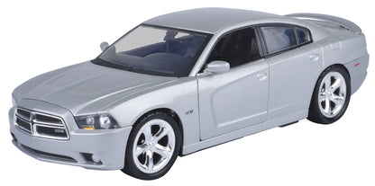 Dodge Charger R/T 2011 Argent – Motormax 1:24 Timeless Legends – 73354SIL