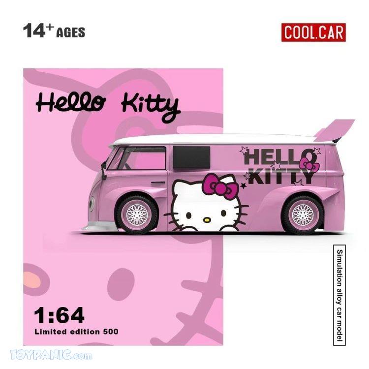 Volkswagen T1 Light Pink KT Cat 1:64 – Cool Car CC642948