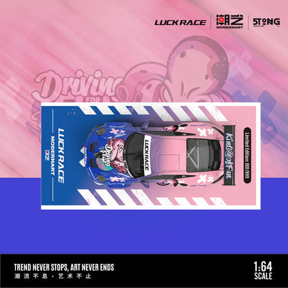ModernArt 1:64-Porsche 911 GT3-LUCK RACE MD647308